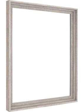 16x20 Gray Woodgrain Canvas Float Frame - Stylish Wall Art Display, Home Decor